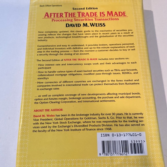 “After the Trade is Made,” Hardcover with Dust Jacket - Picture 2 of 4